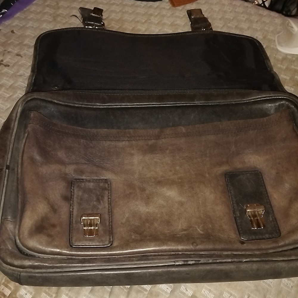 Vintage Coach Leather Briefcase - Picture 3 of 5